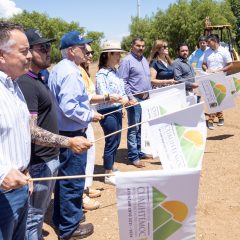 Dan banderazo a la construcción de pista de arrancones y plaza chopper, en Cuauhtémoc
