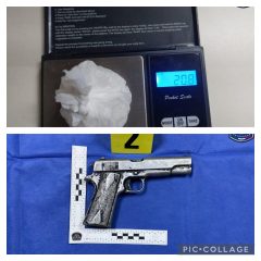 Detiene AEI Occidente a hombre con droga y un arma de fuego con la que apuntó a los agentes