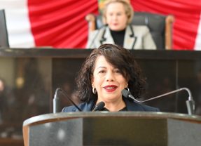 Magdalena Rentería cuestiona exclusión de juventudes LGBT y con discapacidad del Parlamento Juvenil 2026.