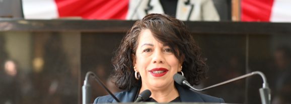 Magdalena Rentería cuestiona exclusión de juventudes LGBT y con discapacidad del Parlamento Juvenil 2026.