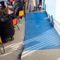Inauguran explanada y rampas en el jardín de niños Emiliano Zapata, en Cuauhtémoc