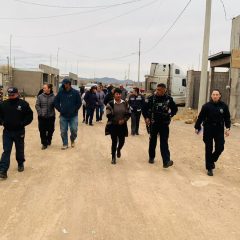 Habitantes de la colonia Valle Escondido, realizaron marcha exploratoria de Vecino Vigilante