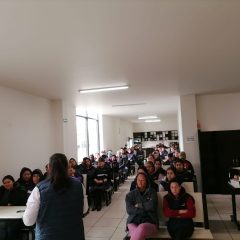 DSPM presentó “Cuauhtémoc Libre de Drogas”, a trabajadores de la empresa Indian Joy’s