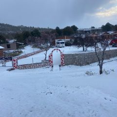 Reporta CEPC caída de nieve en 10 municipios por paso de la Octava Tormenta Invernal