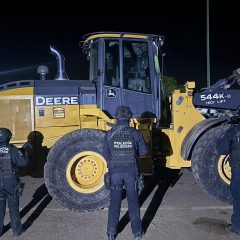 Recupera SSPE retroexcavadora con reporte de robo en Cuauhtémoc