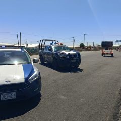 Policía Vial mantiene vigilancia en Corredor Comercial en tramo en reparación para seguridad de los conductores