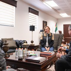 Sostiene Gobernadora reunión con presidente de Index Juárez