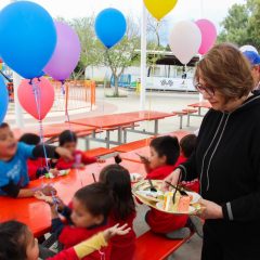 Disfrutan niñas y niños de la Casa Cuna del DIF Estatal convivio en el “Parque El Colibrí”