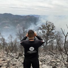 Lleva Protección Civil apoyos a brigadistas que combaten incendios forestales en la Sierra Tarahumara