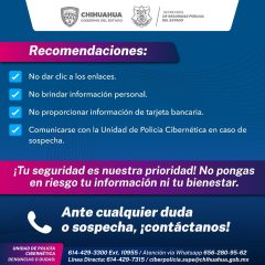 Alerta Policía Cibernética por posible estafa a través de aplicaciones de mensajería