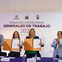 Anuncia Gobernadora aumento salarial del 6% para los trabajadores del Gobierno del Estado