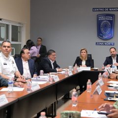 Encabeza Gobernadora reunión de la Mesa de Seguridad en Ciudad Juárez