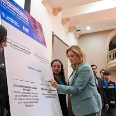 Firma Gobernadora del Estado convenios para la protección de las infancias de Chihuahua