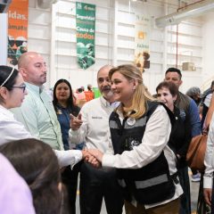 Visita Gobernadora del Estado el Banco de Alimentos de Ciudad Juárez