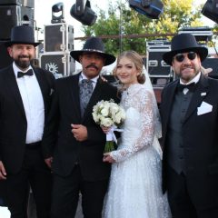 Celebran la XV Escenificación de la Boda de Luz Corral y Francisco Villa