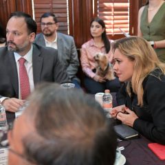 Encabeza Maru Campos reunión de la Mesa de Seguridad