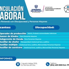 Abren vacantes dirigidas a personas mayores o con alguna discapacidad