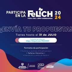 Invita Secretaría de Cultura a participar en la Feria del Libro de Chihuahua 2024