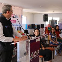Apoya DIF Estatal a Centro de Atención Infantil de Saucillo con mobiliario y equipo