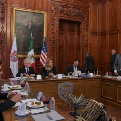 Se reúne Maru Campos con cónsul de Estados Unidos para revisar estrategias binacionales