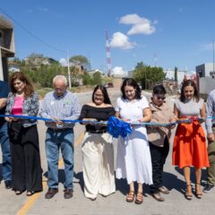 Inauguran pavimentación con valor de 1.3 mdp, en Cuauhtémoc