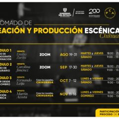 Invita Secretaría de Cultura al Diplomado de Creación y Producción Escénica en Chihuahua
