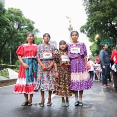 Orgullo Rarámuri en CDMX: Destacan jóvenes en la Segunda Gran Carrera “Vamos juntas y juntos hacia la meta”