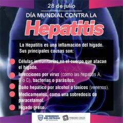 Exhorta Pensiones Civiles a seguir medidas preventivas para evitar el contagio de la hepatitis