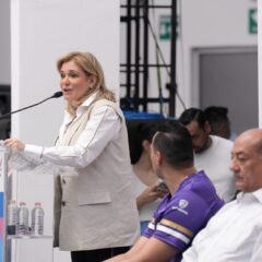 “¡Hicimos historia!”: Inaugura Maru Campos renovada Alberca Olímpica y reconoce a medallistas Conade 2024