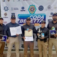 Se alzan elementos de la SSPE como campeones de la Copa Beretta 2024 