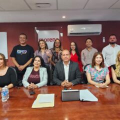 Nueva bancada de morena nombra a Cuauhtémoc Estrada coordinador y a Magdalena Rentería sub coordinadora
