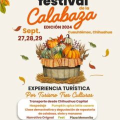 Esperan 25 mil asistentes en el Festival de Otoño, en Cuauhtémoc
