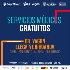 Otorgará “Dr. Vagón, El Tren de la salud” hasta 500 consultas gratuitas diarias a los chihuahuenses.