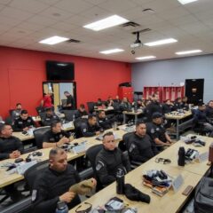 Fortalecen elementos de la SSPE capacidades operativas para protección de la ciudadanía en entrenamiento en Estados Unidos.