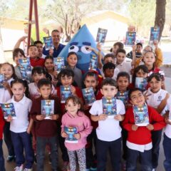 Sensibilizan sobre el uso responsable del agua a más de 1,000 estudiantes de Namiquipa.