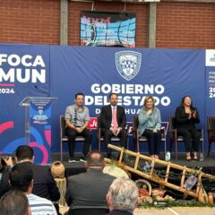 Asisten Beto Pérez, funcionarios y regidores de Cuauhtémoc al FOCAMUN
