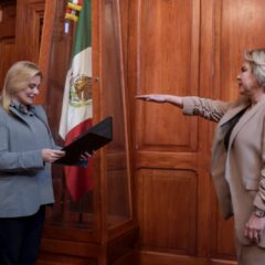 Designa Maru Campos a Adriana Terrazas como representante del Gobierno del Estado en la Ciudad de México