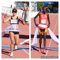 Nallely Mendoza y Geoffrey Bundy se apoderan del  21K Chihuahua Capital Mexbet 2024