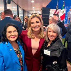 Presume Maru Campos a Chihuahua ante Jill Biden, primera dama de Estados Unidos.