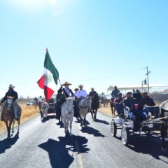 Celebran Poderes del Estado el 114 aniversario del inicio de la Revolución Mexicana, en Pascual Orozco, Guerrero.