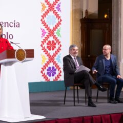 presenta presidenta Claudia Sheinbaum programa de apoyo para las y los mexicanos en Estados Unidos