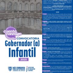 Lanza SEyD convocatoria del concurso “Gobernador(a) Infantil 2025”
