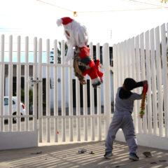 Niñas, niños y adolescentes del Centro «Hogar para Ti» celebran próxima llegada de la Navidad.