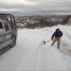 Continúan 35 tramos carreteros cerrados por presencia de nieve y congelamiento de la carpeta asfáltica