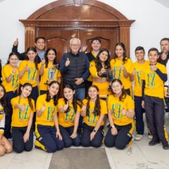 Competirán en Florida las porras de la secundaria Emiliano Zapata y del CBTa 90