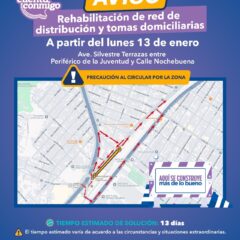 Rehabilitará JMAS Chihuahua red de agua potable en avenida Silvestre Terrazas.