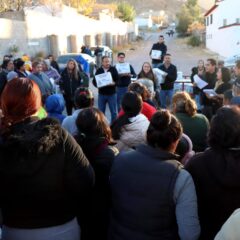 “Trabajo para darles una calidad de vida digna. Que lo que mis padres tienen, todos lo puedan tener”: Carla Rivas en la colonia San Jorge.