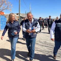 Diputada Xóchitl Contreras acompaña el arranque del programa “Más y Mejor Agua de Calidad” en Juárez.