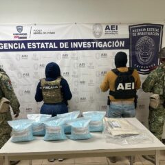 Aseguran AEI y Ejército Mexicano más de 16 kilogramos de fentanilo en Juárez