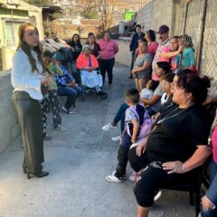 “Las necesidades de los Distritos se conocen en calle”: Carla Rivas en el Cerro de la Cruz.